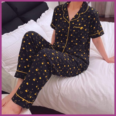 Women's  Printed PJ Set – 2 Piece Sleepwear Set | Soft Breathable Nightwear for Women