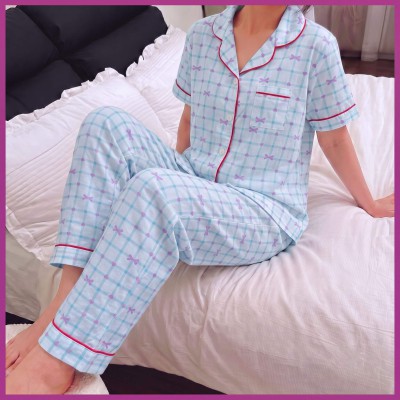 Women's Printed PJ Set – 2 Piece Sleepwear Set | Soft Breathable Nightwear for Women - P03