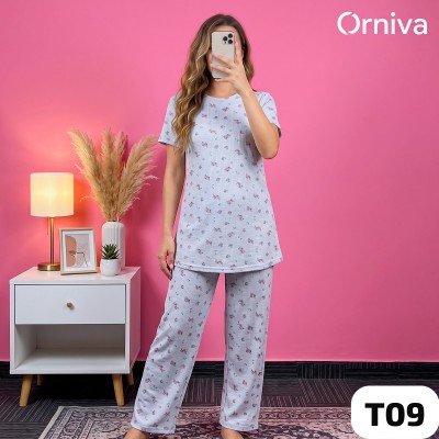 Women’s 2 Piece All Over Printed Loungewear Set
