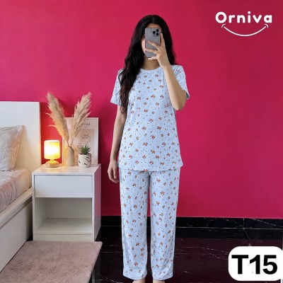 Women’s 2 Piece All Over Printed Loungewear Set