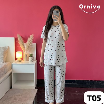 Women’s 2 Piece All Over Printed Loungewear Set