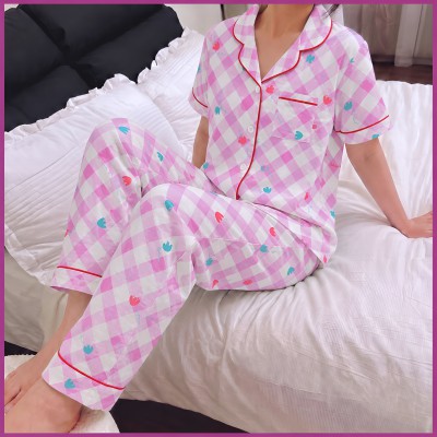 Women's Printed PJ Set – 2 Piece Sleepwear Set | Soft Breathable Nightwear for Women